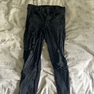 Women’s Small Black American Eagle Skinny Jeans